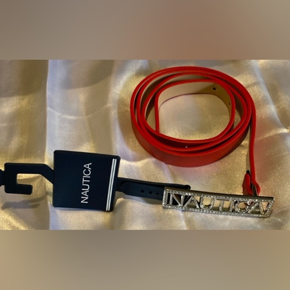 Nautica Red Cell Phone Strap